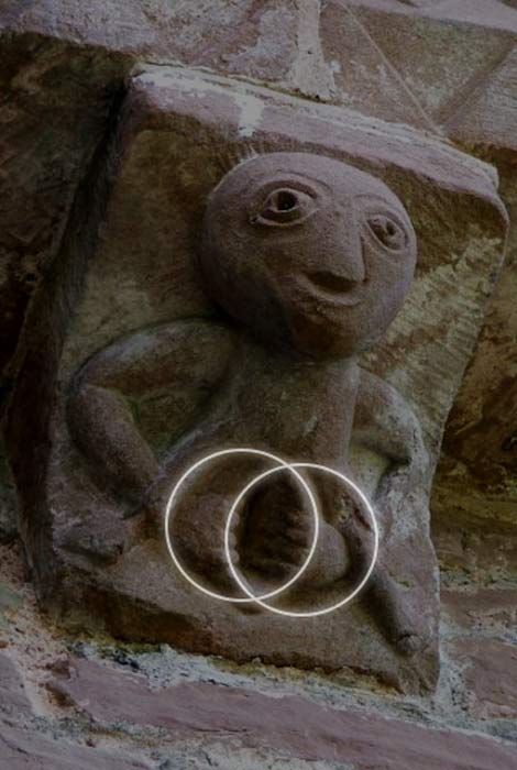 Sheela-na-Gig Vesica Piscis